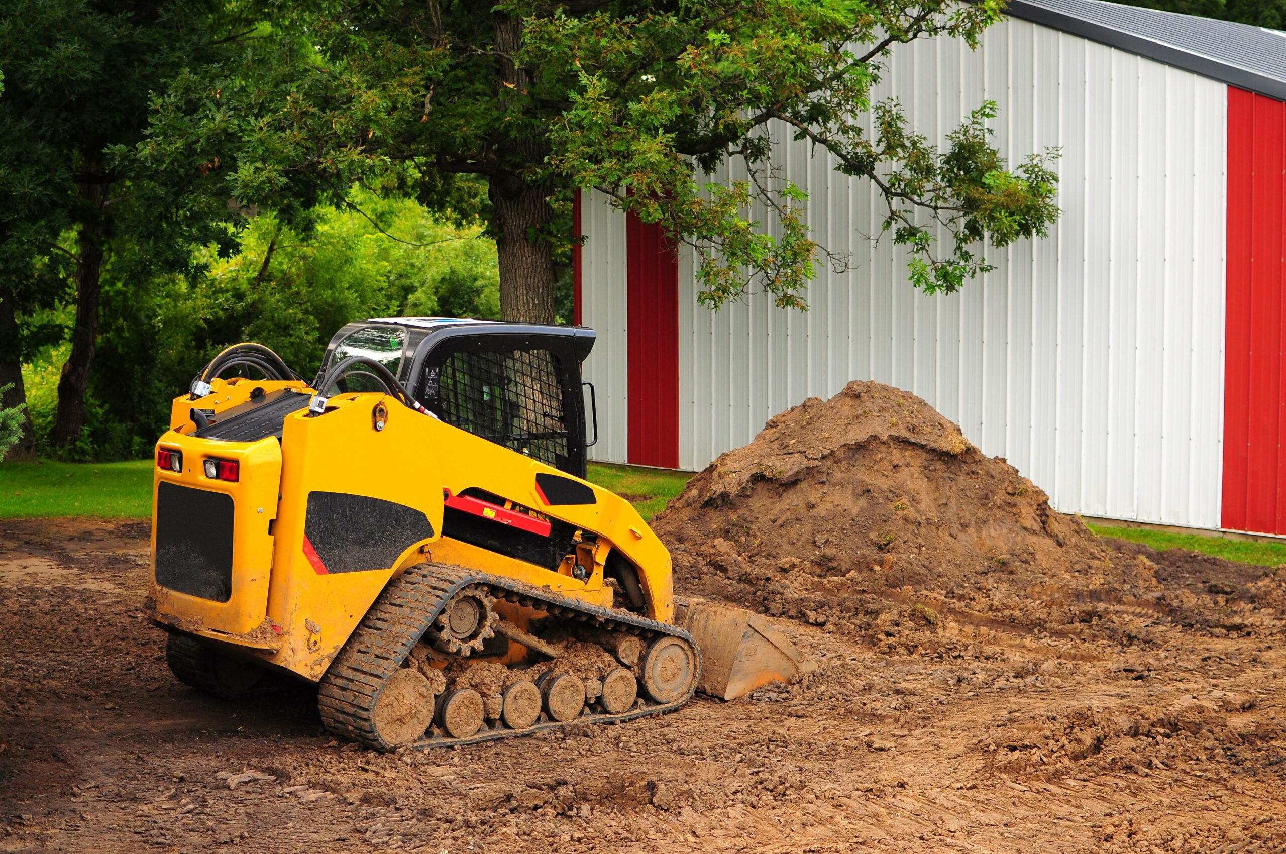 Yellow Track Loader
